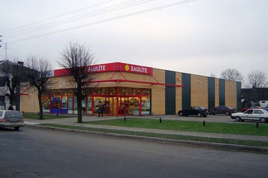 Shopping center in Jekabpils